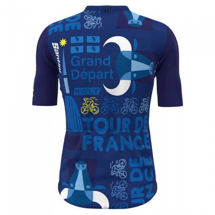 [해외]산티니 반소매 저지 Torino Tour De France Official 2024 1140727012 Print