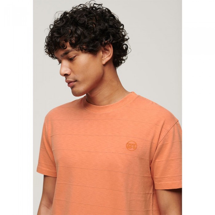 [해외]슈퍼드라이 반소매 티셔츠 Vintage Texture 140900940 Smoked Rust Orange