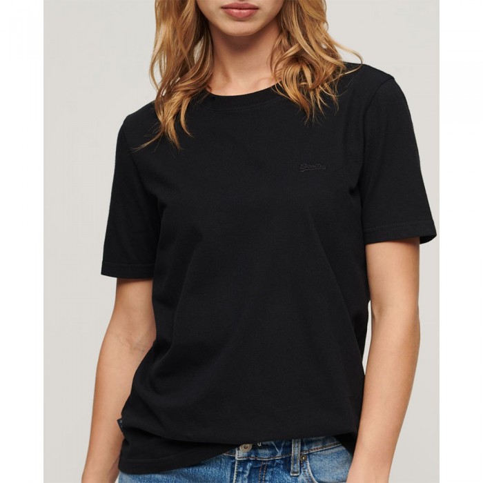 [해외]슈퍼드라이 반소매 티셔츠 Essential 로고 Emb 140588073 Black