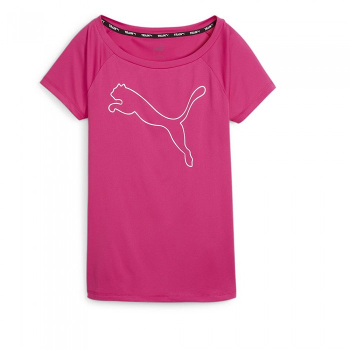 [해외]푸마 Train Favorite Cat 반팔 티셔츠 140131873 Garnet Rose