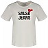 [해외]SALSA JEANS Heart Branding 반팔 티셔츠 140516530 White