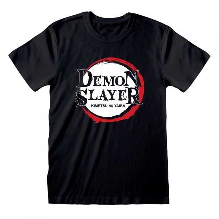 [해외]HEROES Demon Slayer 로고 반팔 티셔츠 140906385 Black