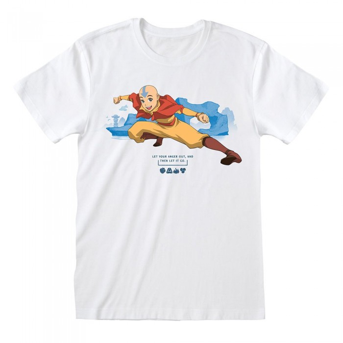 [해외]HEROES 반소매 티셔츠 Nickelodeon Avatar Aang 140906389 White