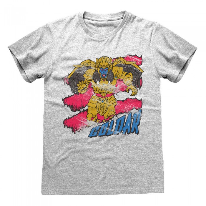 [해외]HEROES 반소매 티셔츠 파워 Rangers Goldar 140906396 Heather Grey