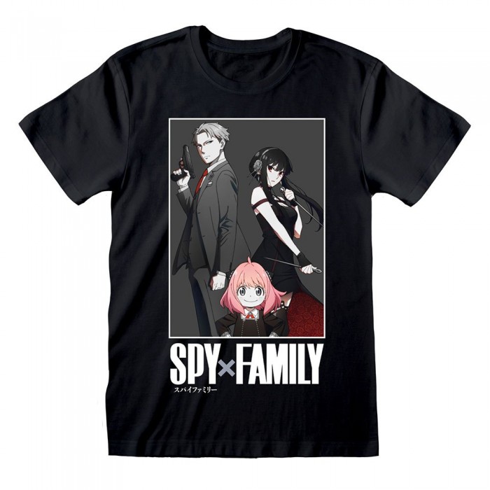 [해외]HEROES 반소매 티셔츠 Spyxfamily Family Photo 140906403 Black