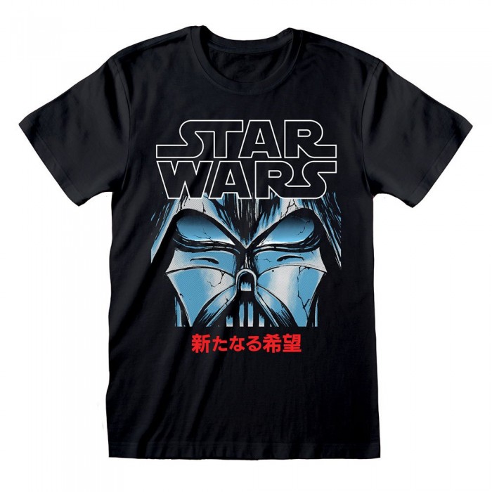 [해외]HEROES 반소매 티셔츠 Star Wars Manga Vader 140906407 Black