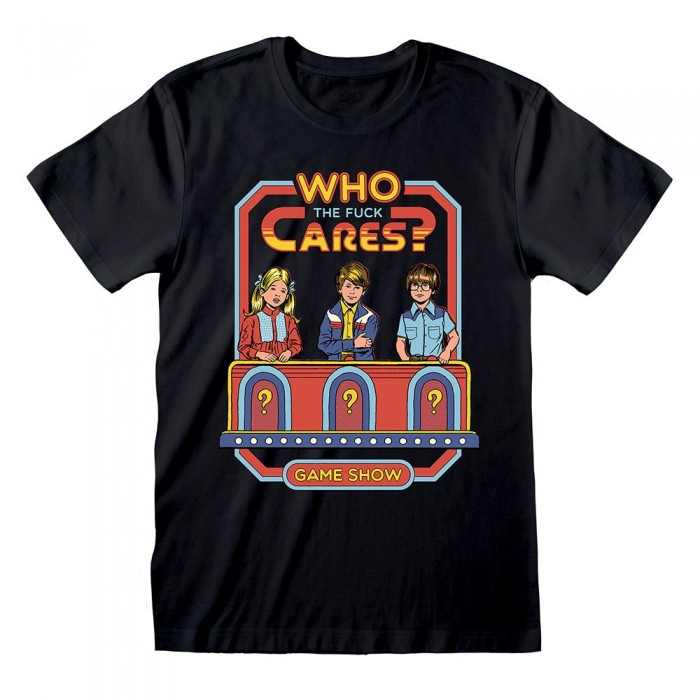 [해외]HEROES 반소매 티셔츠 Steven Rhodes Who Cares 140906410 Black