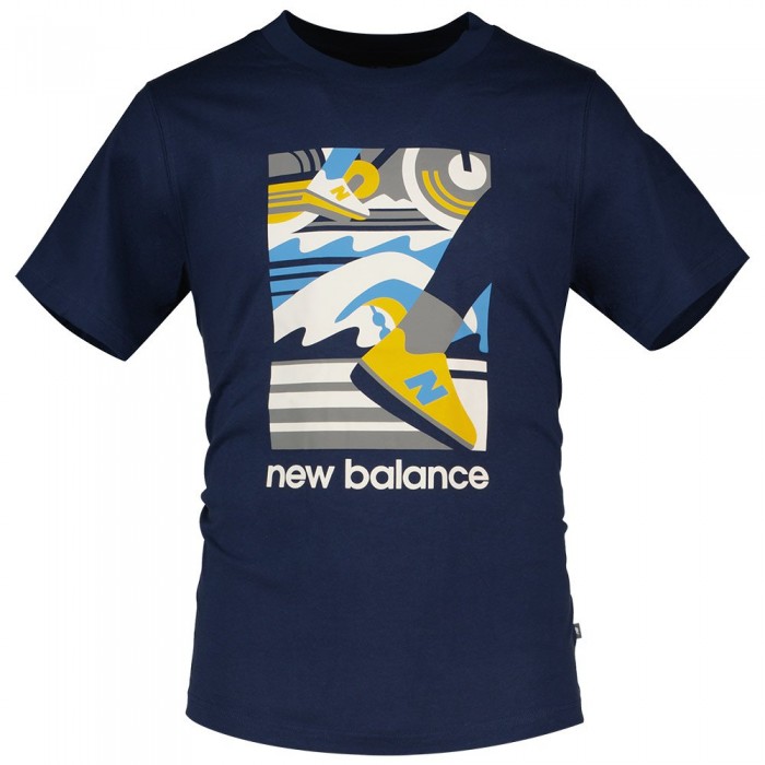 [해외]뉴발란스 반소매 티셔츠 Triathlon 140541822 NB Navy