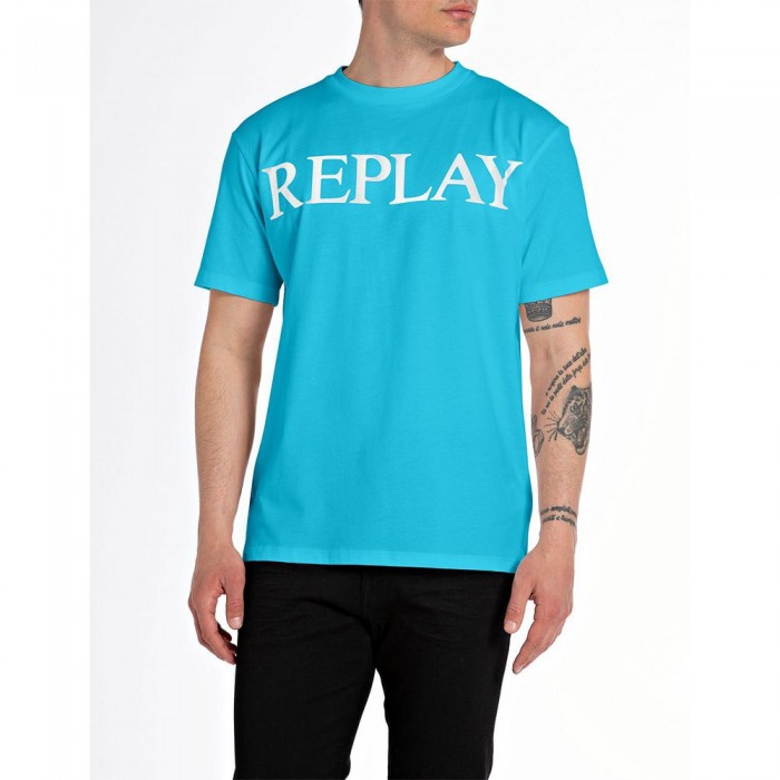 [해외]리플레이 반소매 티셔츠 M6757.000.2660 140543966 Turquoise