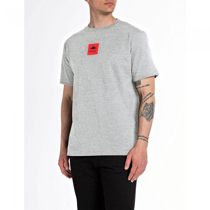 [해외]리플레이 반소매 티셔츠 M6759.000.2660 140543974 Light Grey Melange
