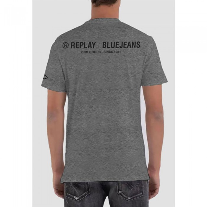 [해외]리플레이 반소매 티셔츠 M6858Z.000.2660 140544181 Dark Grey Melange
