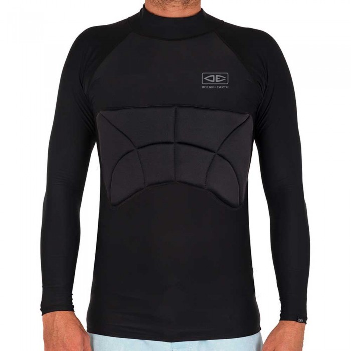 [해외]OCEAN & EARTH Rib Guard Padded 긴팔 래쉬가드 10140344254 Black