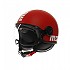 [해외]모모디자인 FGTR Classic 오픈 페이스 헬멧 9140653498 Candy Matt Red / White