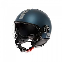 [해외]모모디자인 FGTR EVO 오픈 페이스 헬멧 9140653516 Mono Matt Avio / Silver