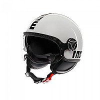 [해외]모모디자인 오픈 페이스 헬멧 FGTR EVO 9140653521 Mono White Quarz / Black