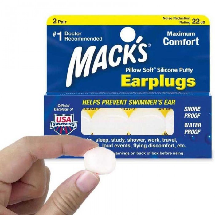 [해외]MACKS 귀마개 Mack´S Pillow 소프트 2 한 쌍 14140810009 White