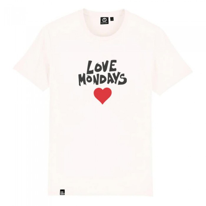 [해외]NUM WEAR 반소매 티셔츠 Loco Monky Love Mondays 14140910602 Old White