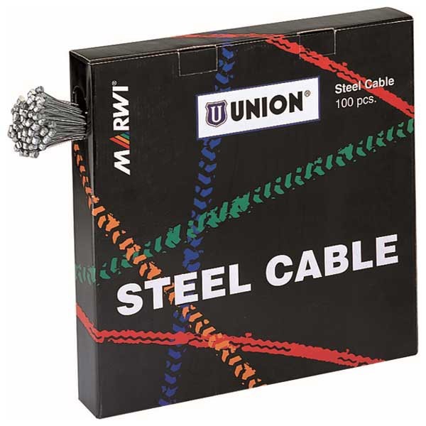 [해외]UNION 브레이크 케이블 CW-625 Inox 로드 100 단위 1140833326 Silver