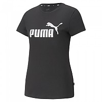 [해외]푸마 Ess+ Metallic Logo 반팔 티셔츠 138522176 Puma Black / Silver Metallic