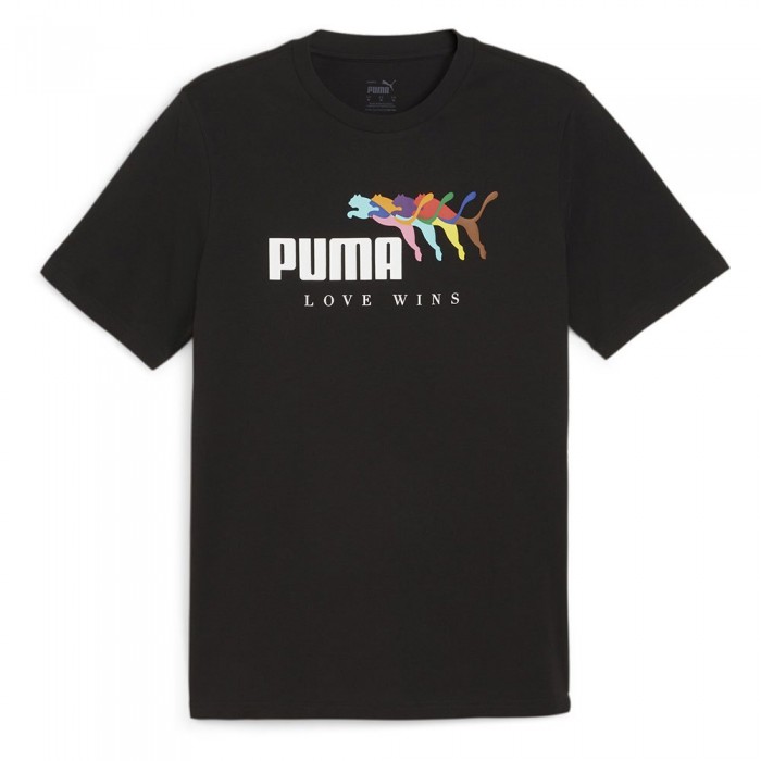 [해외]푸마 Ess+ Love Wins 반팔 티셔츠 140130981 Black
