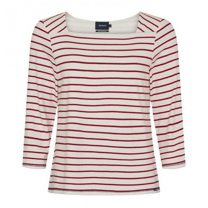 [해외]SEA RANCH Pippa 긴팔 티셔츠 140621639 Pearl / SR Red