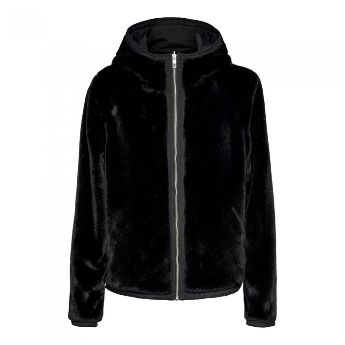 [해외]ONLY 재킷 Dahlia Rev 140860486 Black / Detail W. Black Fur