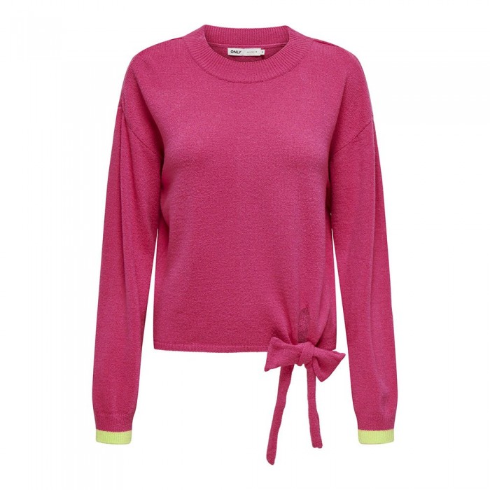 [해외]ONLY 스웨터 Misty 140860559 Raspberry Rose / Detail Sharp Green