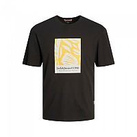 [해외]잭앤존스 Marbella Aop Branding 반팔 티셔츠 140438593 Black