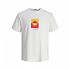[해외]잭앤존스 Marbella Branding 반팔 티셔츠 140438611 Bright White