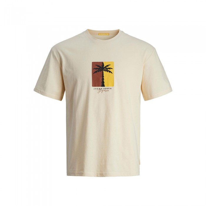 [해외]잭앤존스 Marbella Branding 반팔 티셔츠 140438613 Buttercream