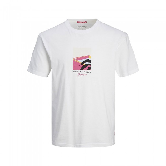 [해외]잭앤존스 반소매 티셔츠 Marbella Front 140438624 Bright White