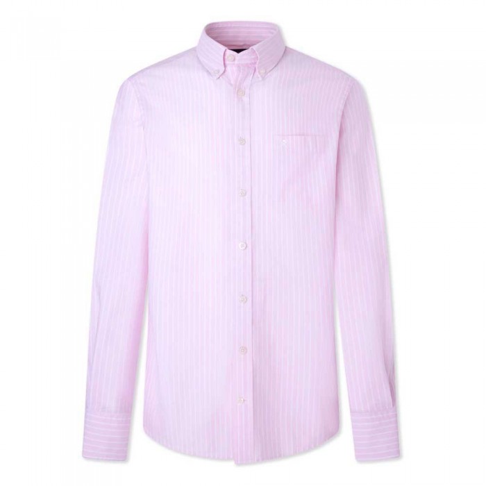 [해외]해켓 긴 소매 셔츠 Essential Ox Stripe 140506423 College Pink