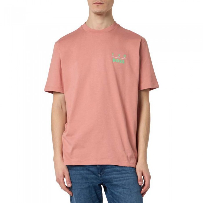 [해외]BOSS Re코드s 반팔 티셔츠 140534007 Open Pink