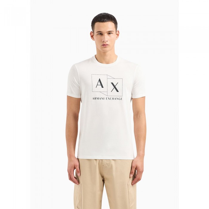 [해외]아르마니익스체인지 반소매 티셔츠 3DZTAD_ZJ9AZ 140795435 Off White