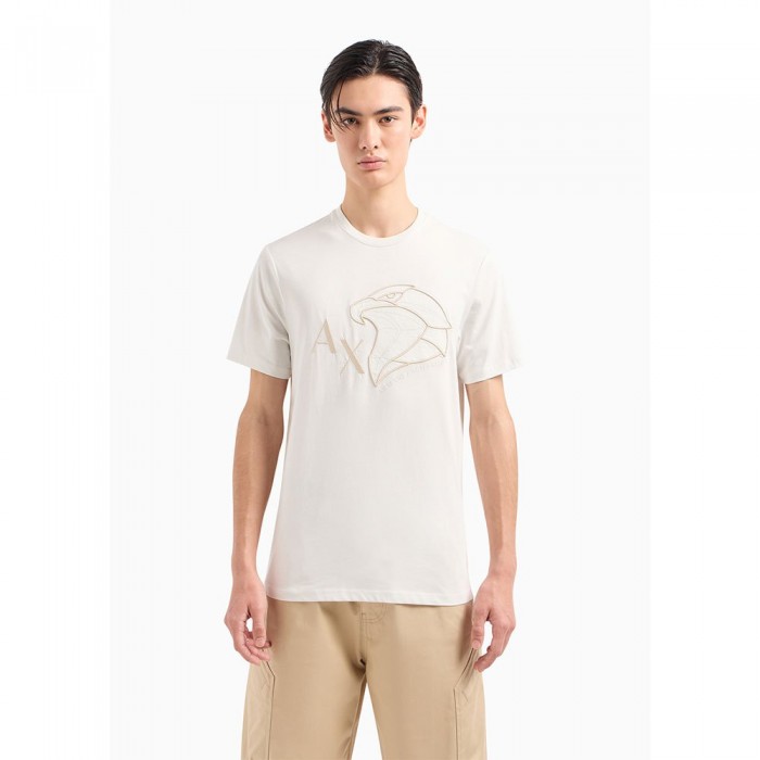 [해외]아르마니익스체인지 반소매 티셔츠 3DZTHH_ZJ9TZ 140795515 Off White