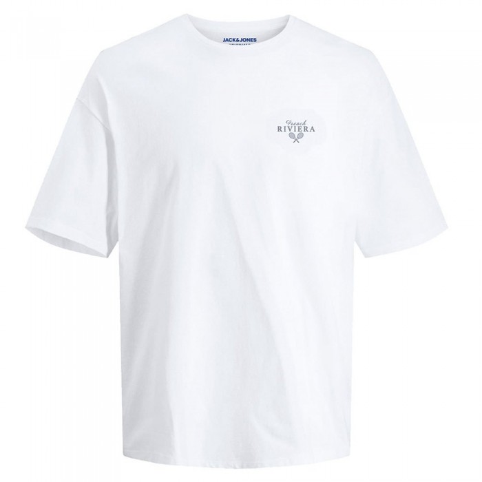 [해외]잭앤존스 League 반팔 티셔츠 140857813 White / Detail Monaco