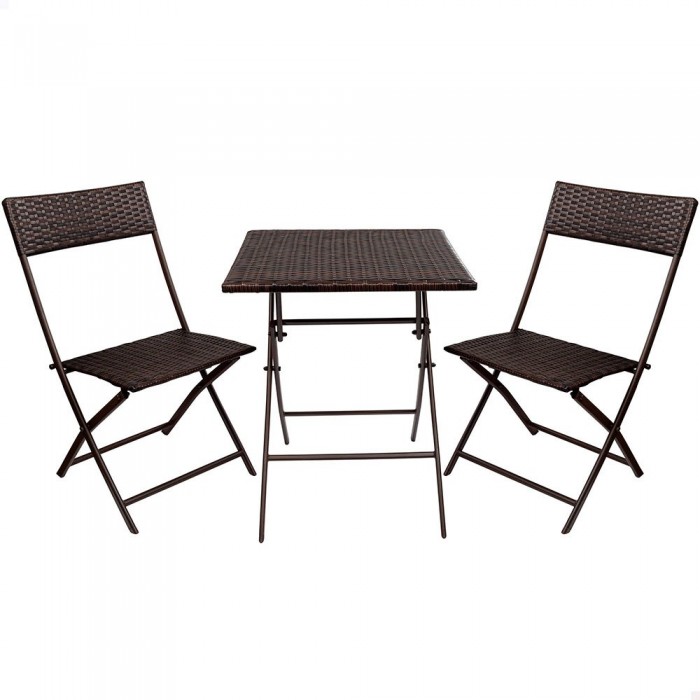 [해외]AKTIVE 테이블 및 의자 세트 2 6139461683 Brown