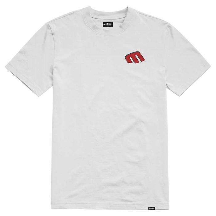 [해외]에트니스 반소매 티셔츠 Rebel E Tee 14140733219 White / Red
