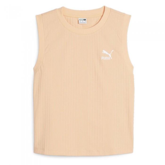 [해외]푸마 SELECT 민소매 티셔츠 Classics Ribbed 7140132006 Peach Fizz