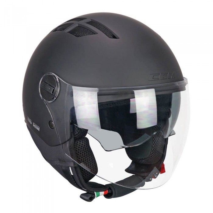 [해외]CGM 116A 에어 Mono 오픈 페이스 헬멧 9140616807 Matt Black