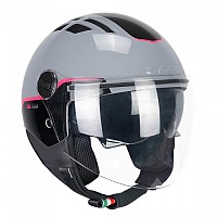 [해외]CGM 오픈 페이스 헬멧 116G 에어 Bico 9140616811 Grey / Fuchsia