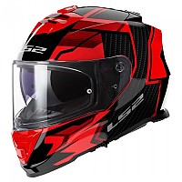 [해외]LS2 FF800 Storm II Tracker 풀페이스 헬멧 9140764367 Black / Red