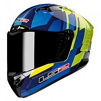 [해외]LS2 풀페이스 헬멧 FF805 Thunder Carbon Gas 9140764368 Blue / High Vision Yellow