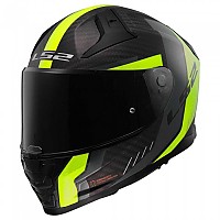[해외]LS2 FF811 Vector II Carbon Grid 풀페이스 헬멧 9140764379 Matt High Vision Yellow