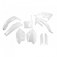 [해외]UFO Honda CRF 450R 2008-2008 HOKIT110BF-041 Fork Protectors & 오토바이 플라스틱 키트 9140864937 White