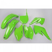 [해외]UFO Kawasaki KXF 250 2004-2005 KAKIT203F-026 Fork 프로텍터s & 플라스틱 키트 9140865495 Green