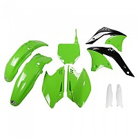 [해외]UFO Kawasaki KXF 250 2006-2006 KAKIT204F-026 Fork 프로텍터s & 오토바이 플라스틱 키트 9140865501 Green