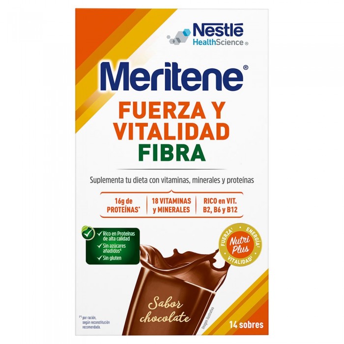 [해외]MERITENE 힘과 활력 섬유 14x35 Chocolate 다이어트 보충 Chocolate 12139113927