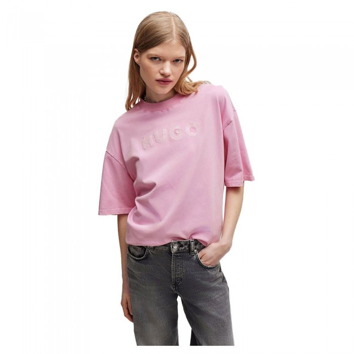 [해외]휴고 반소매 티셔츠 Drisela 4 10259511 140776043 Medium Pink