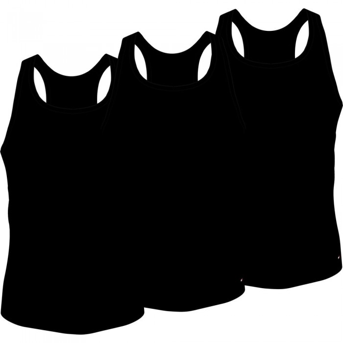 [해외]타미힐피거 민소매 티셔츠 UM0UM03179 3 단위 140372674 Black / Black / Black